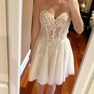 Angela & Alison Golda Reception Dress - Size 10